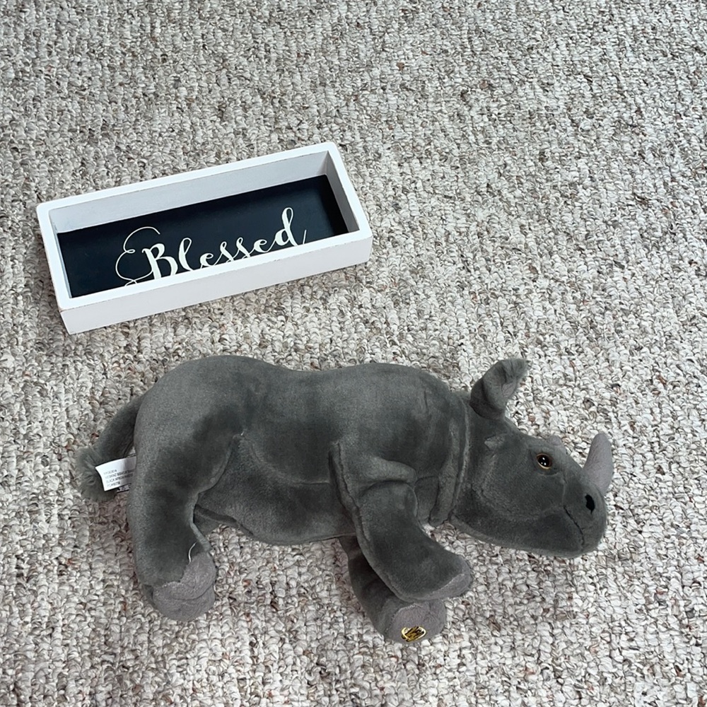 Webkinz Signature Endangered Black African Rhino